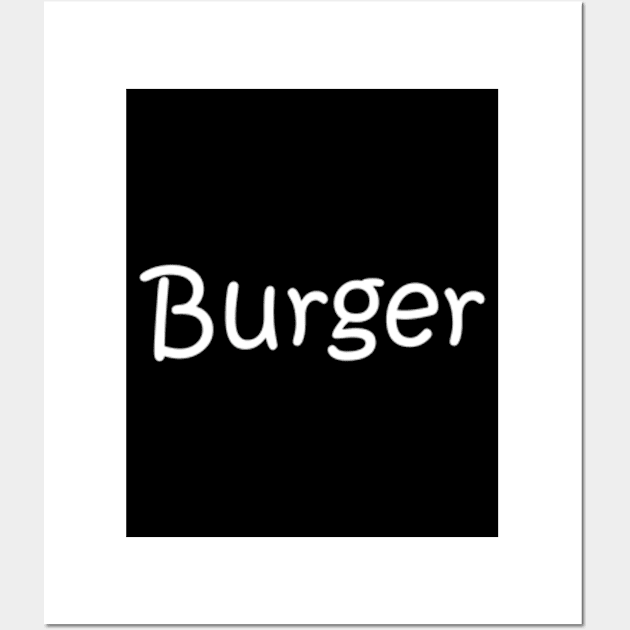 Burger Wall Art by TeeFusion-Hub